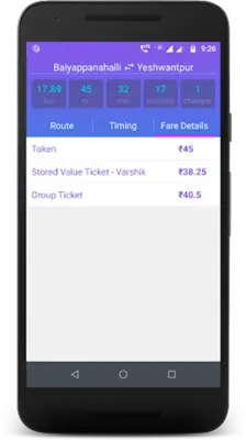 Bangalore Metro android App screenshot 9